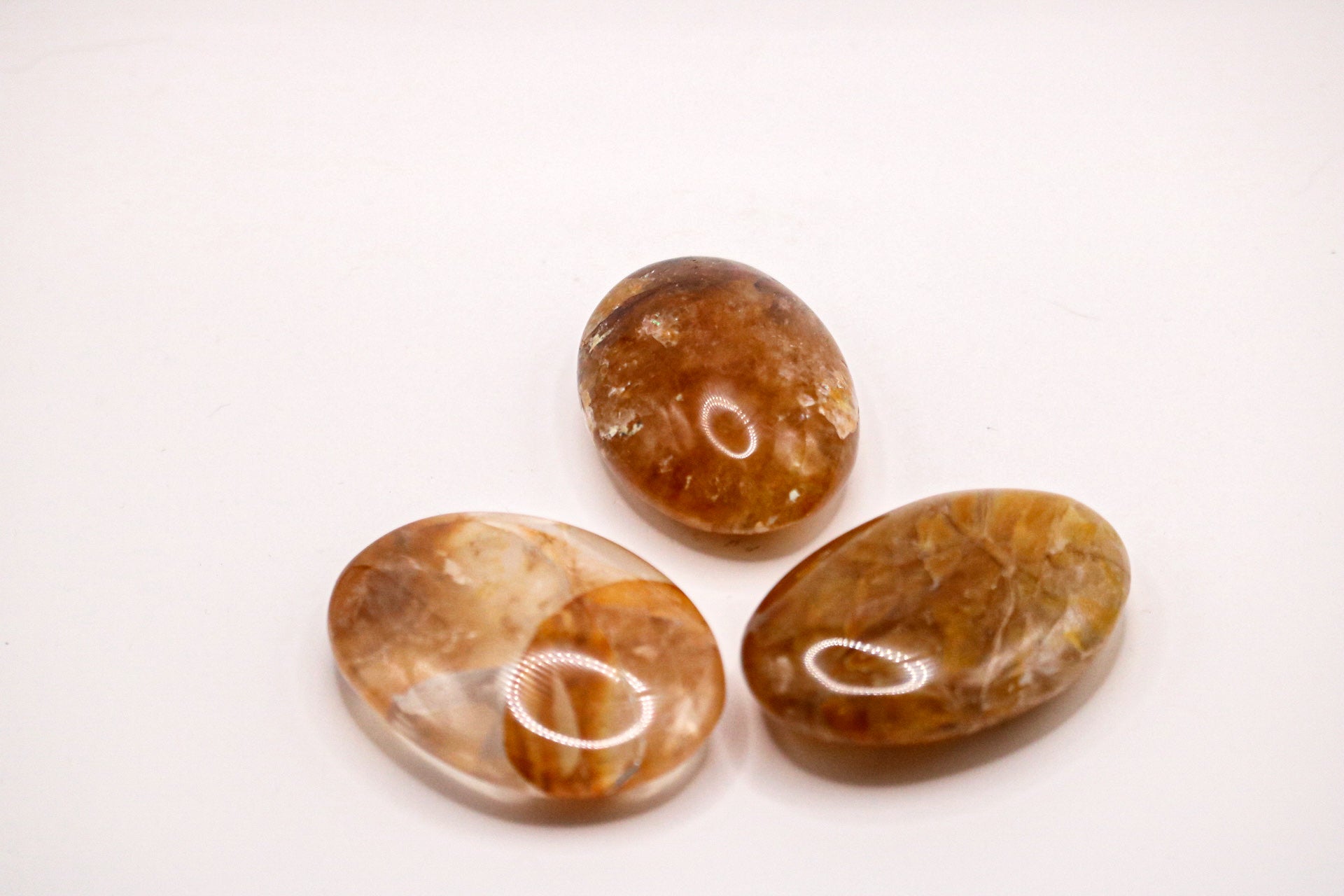 Golden healer palmstone