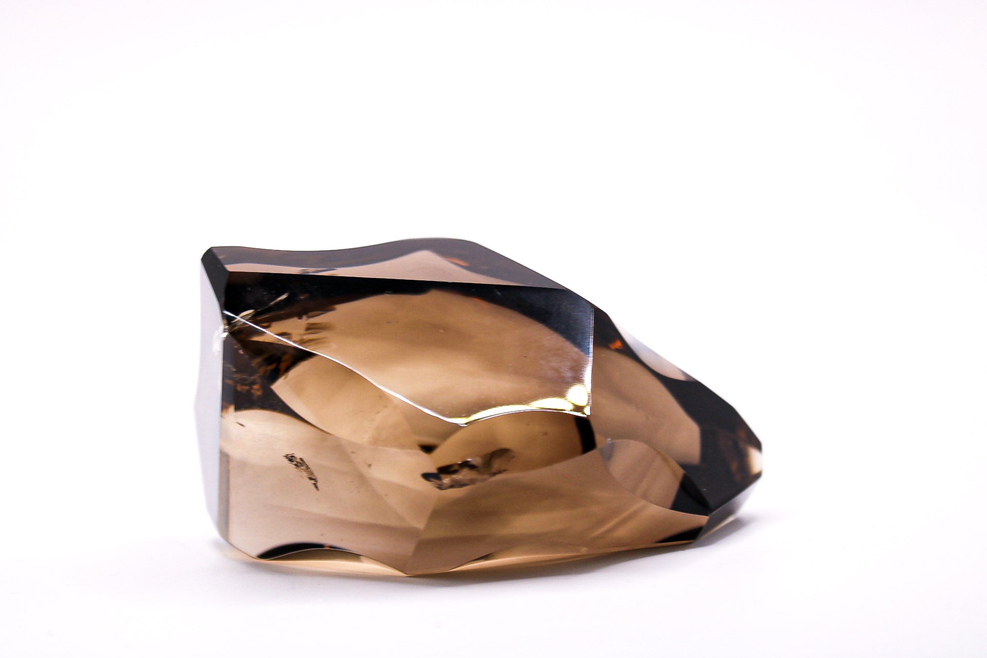 Smoky quartz freeform