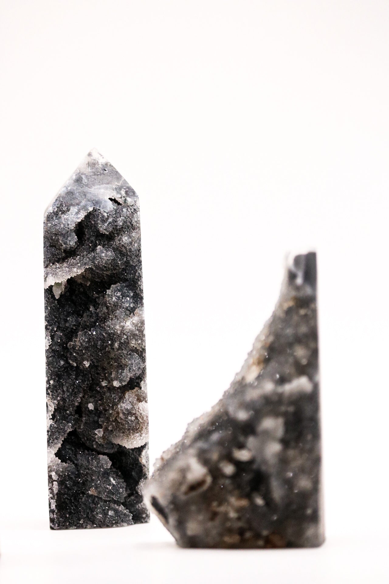 Sphalerite druzy tower