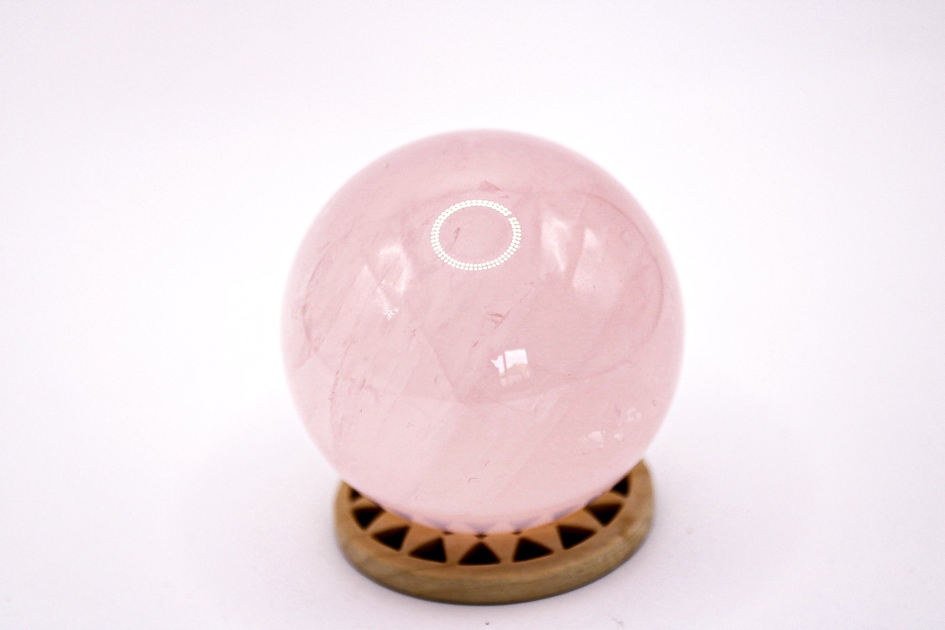 Rose quarts sphere