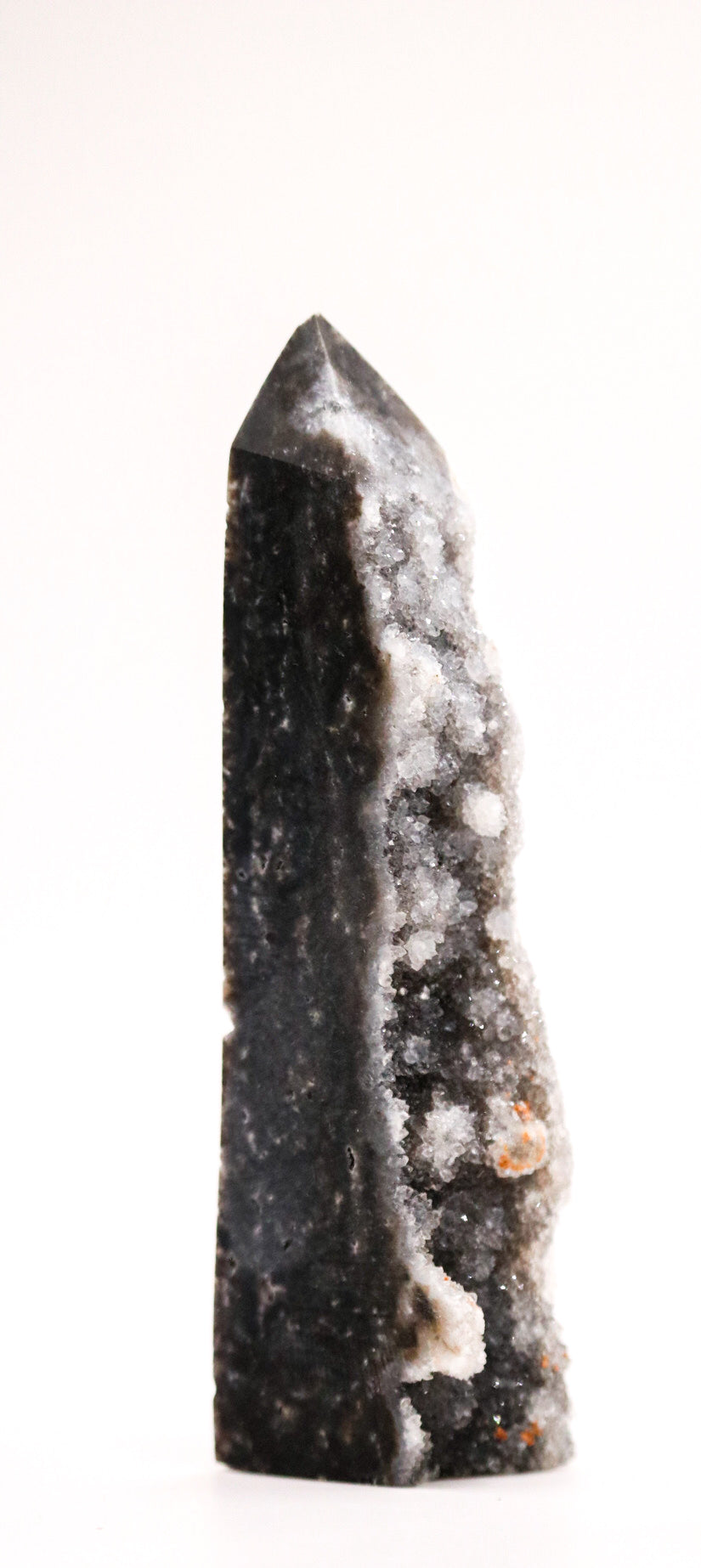 Sphalerite druzy tower