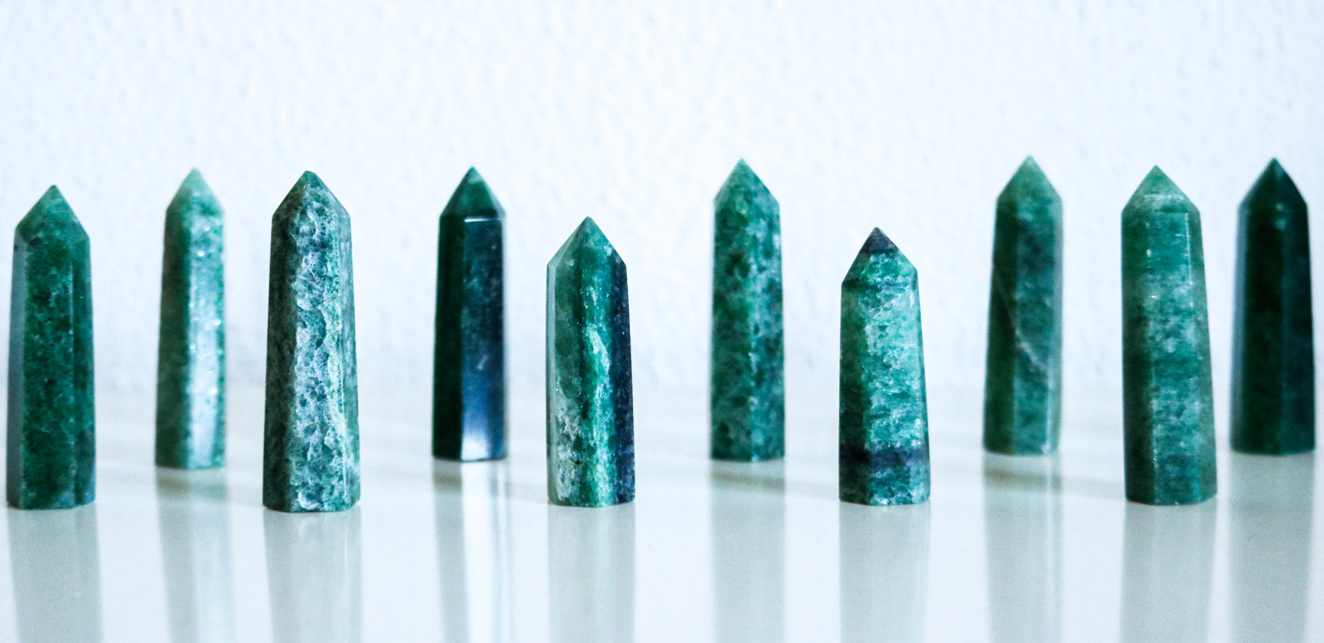 Green Aventurine towers
