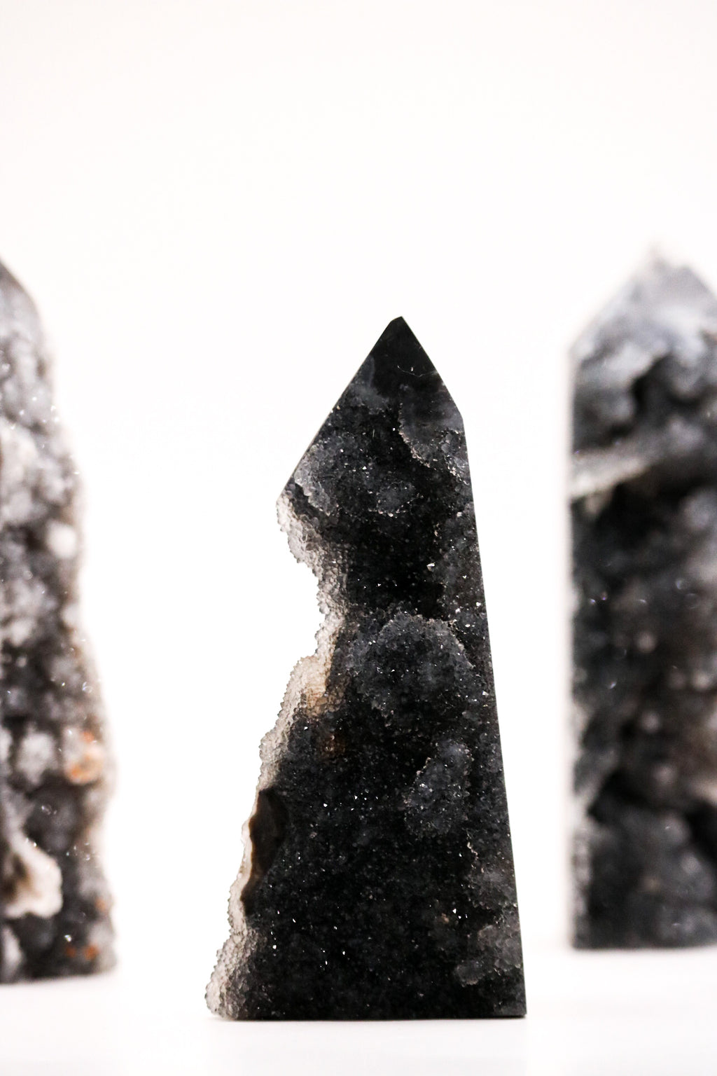 Sphalerite druzy tower