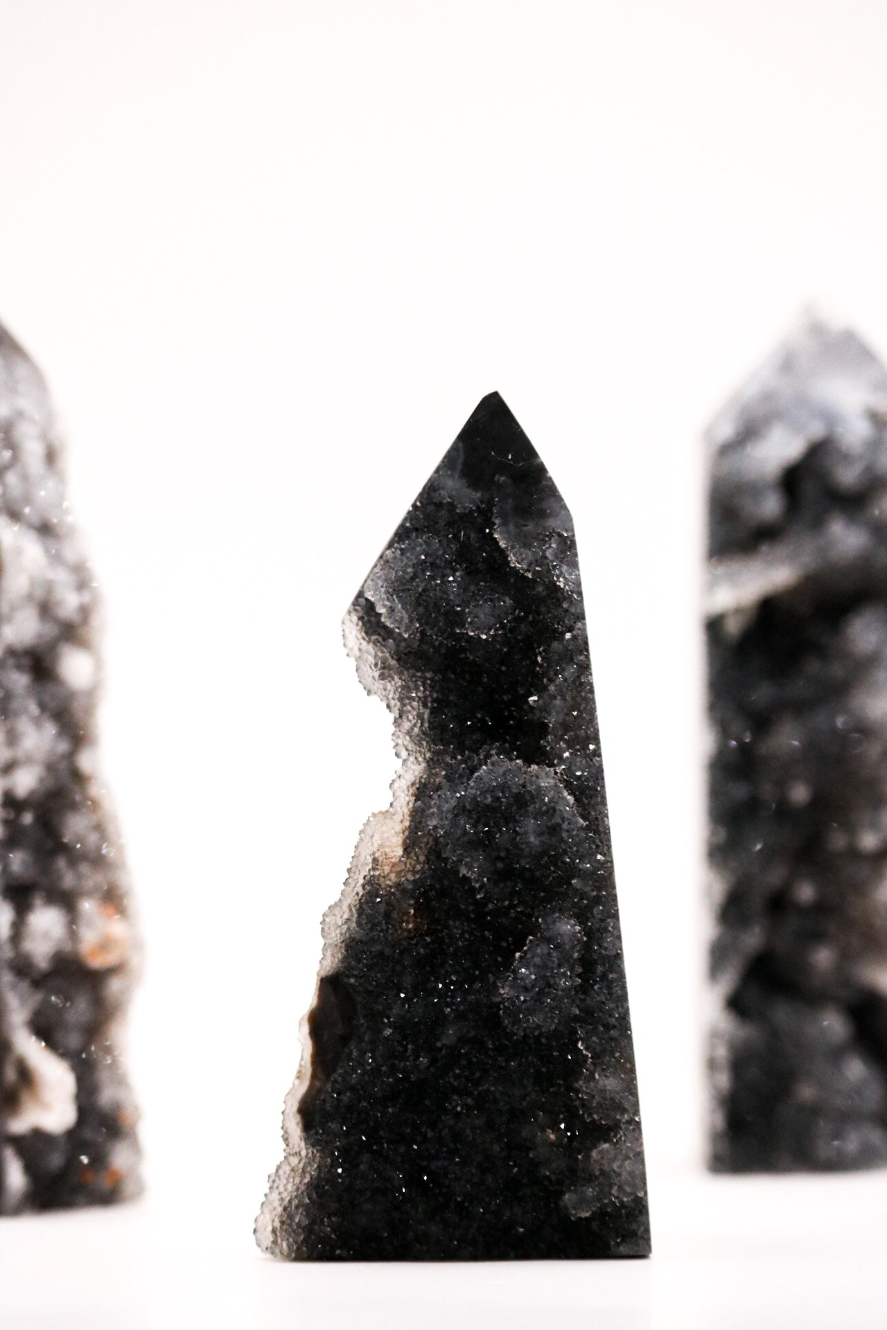 Sphalerite druzy tower
