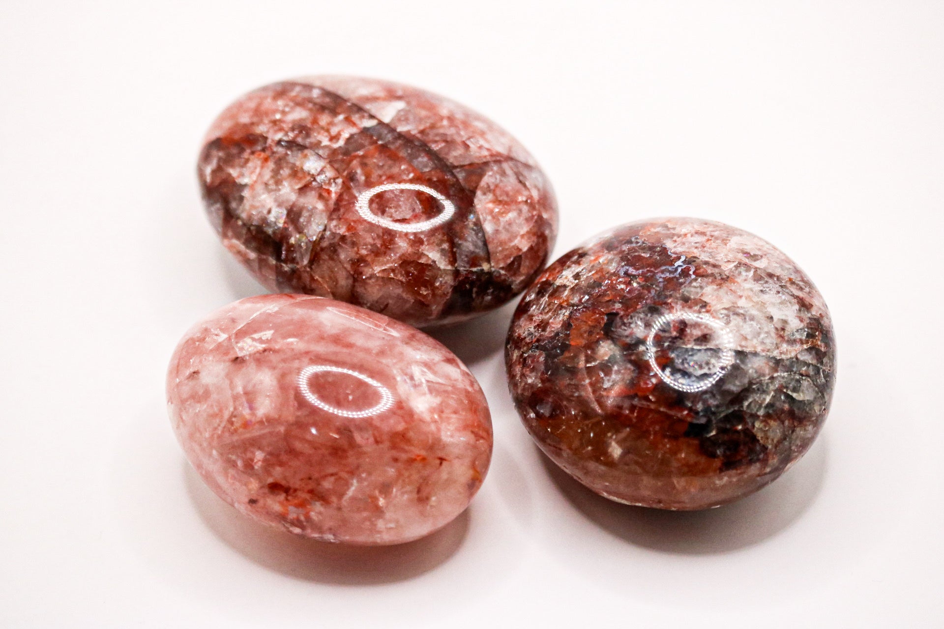 Fire Quartz palmstone