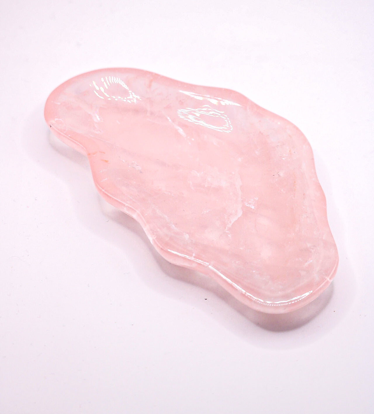 Rozenkwarts schaaltje voor sieraden en kristallen